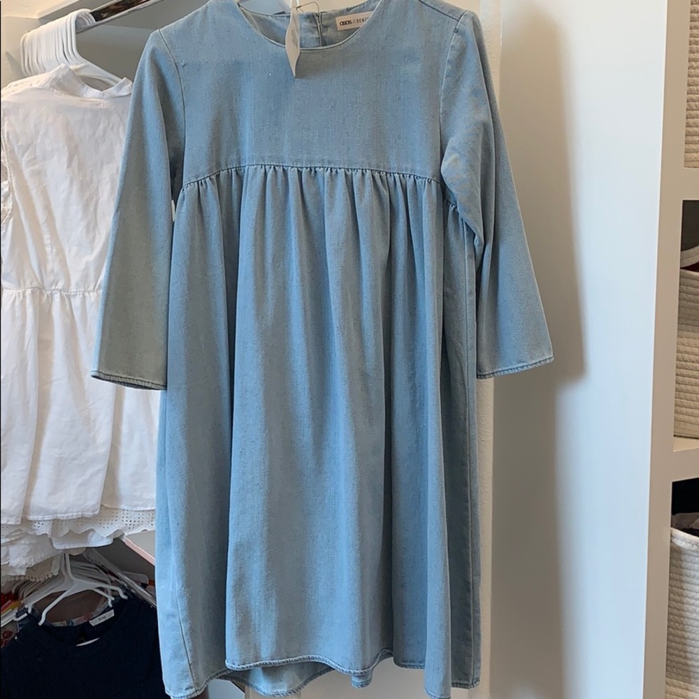 Denim Babydoll Dress